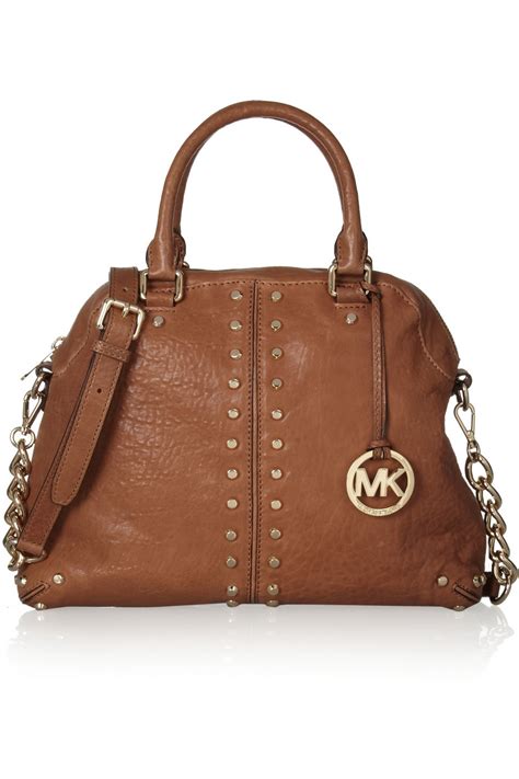 solid brown Michael Kors purses